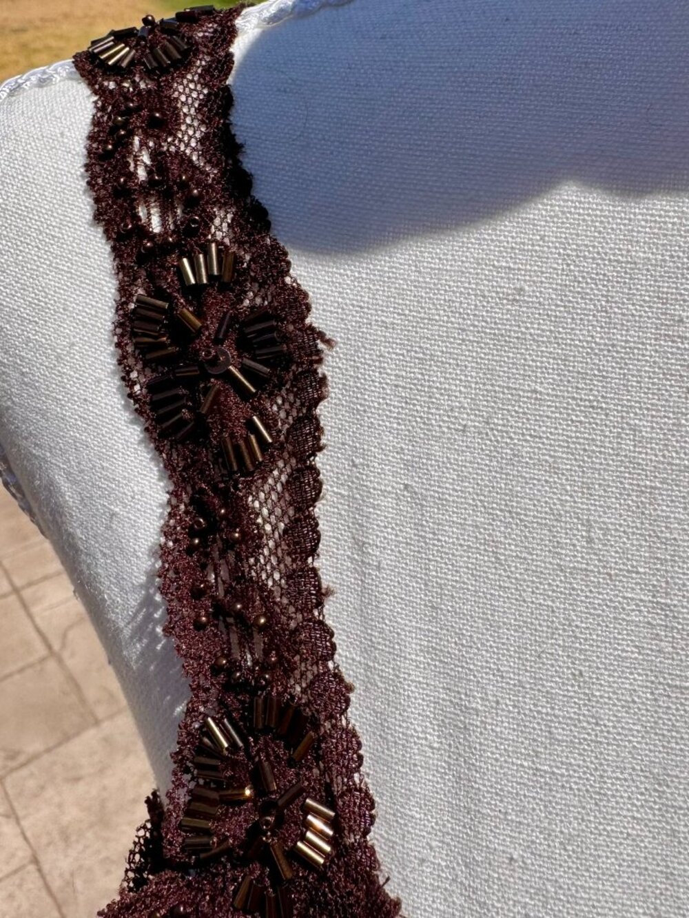 Alberto Makali beaded tank sweater;Rich Brown; NWT;  Small - Picture 4 of 16